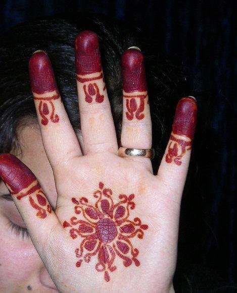 Latest August 2012 Mehndi Designs Collection - original recovered illustration