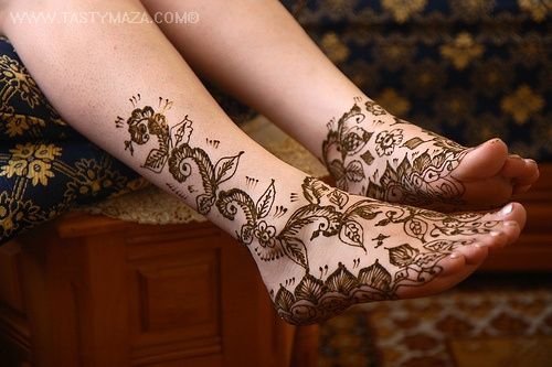 Brand New Foot Mehndi Design Collection 2013 Part-1 - original recovered illustration