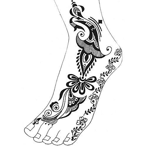 Brand New Foot Mehndi Design Collection 2013 Part-1 - original recovered illustration